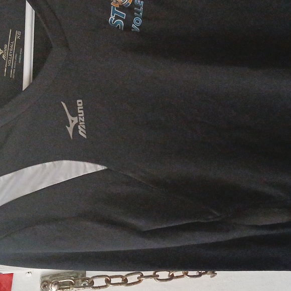 Womens Mizuno volleyball shirt long sleeve nwt size xs colors black blue white - Picture 9 of 10